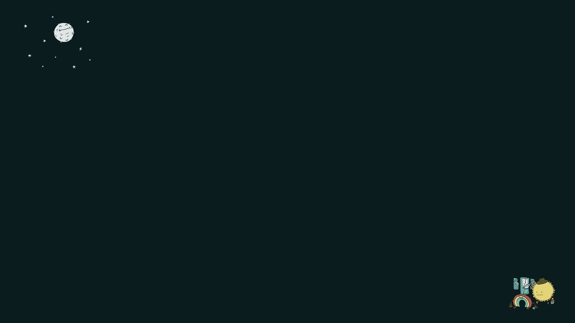 1920x1080 Moon, Funny Images, Simple, Vector, Hd Free Background Images