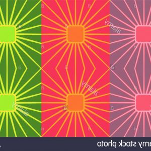300x300 Retro Colorful Seamless Pattern Simple Vector Ornament For Textile