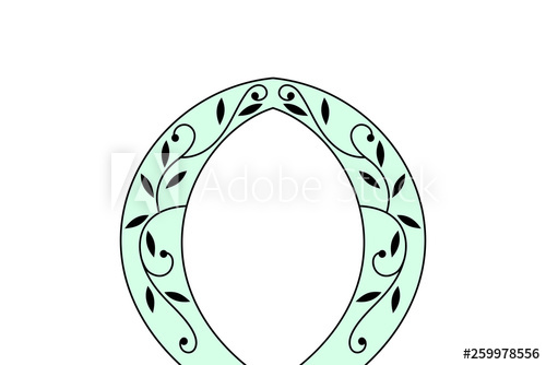 500x334 Simple Arch Decorated With Vines And Leaves, Vector Illustration