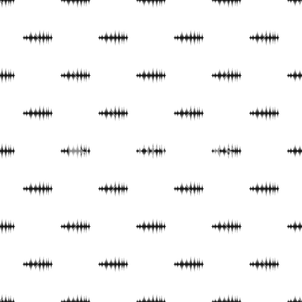 1000x1000 Sound Wave Pattern Simple Illustration Of Sound Wave Vector