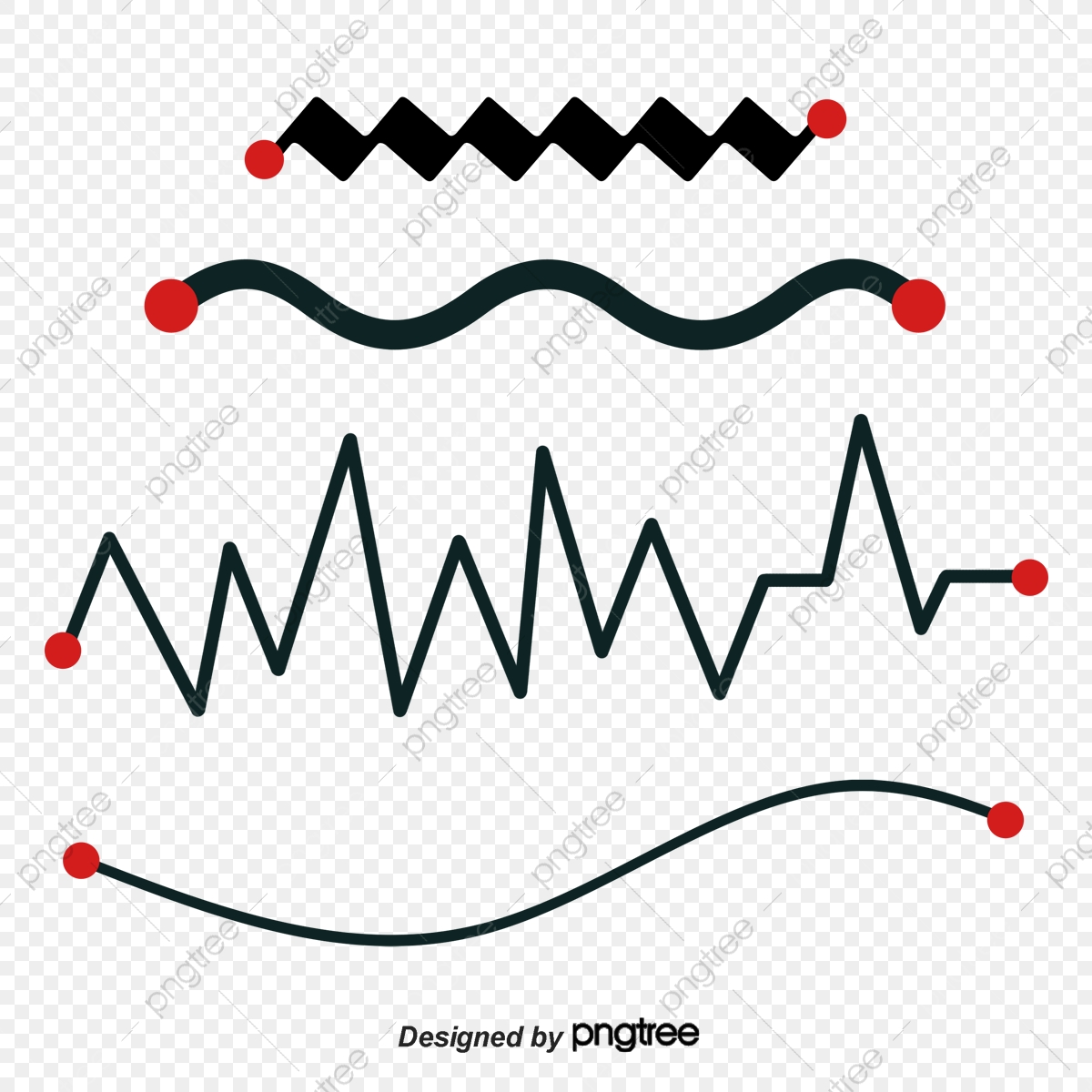 1200x1200 Vector Simple Sound Wave Curve Png Picture, Wave Vector, Curve