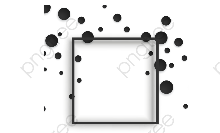 913x552 Fashion Simple Square Wave Point Border, Fashion Vector, Square