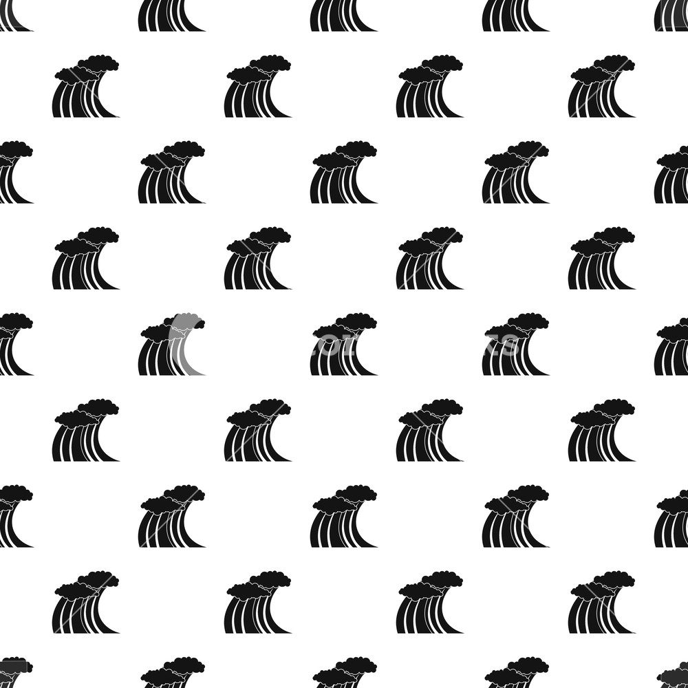 1000x1000 Sea Or Ocean Wave Pattern Simple Illustration Of Sea Or Ocean