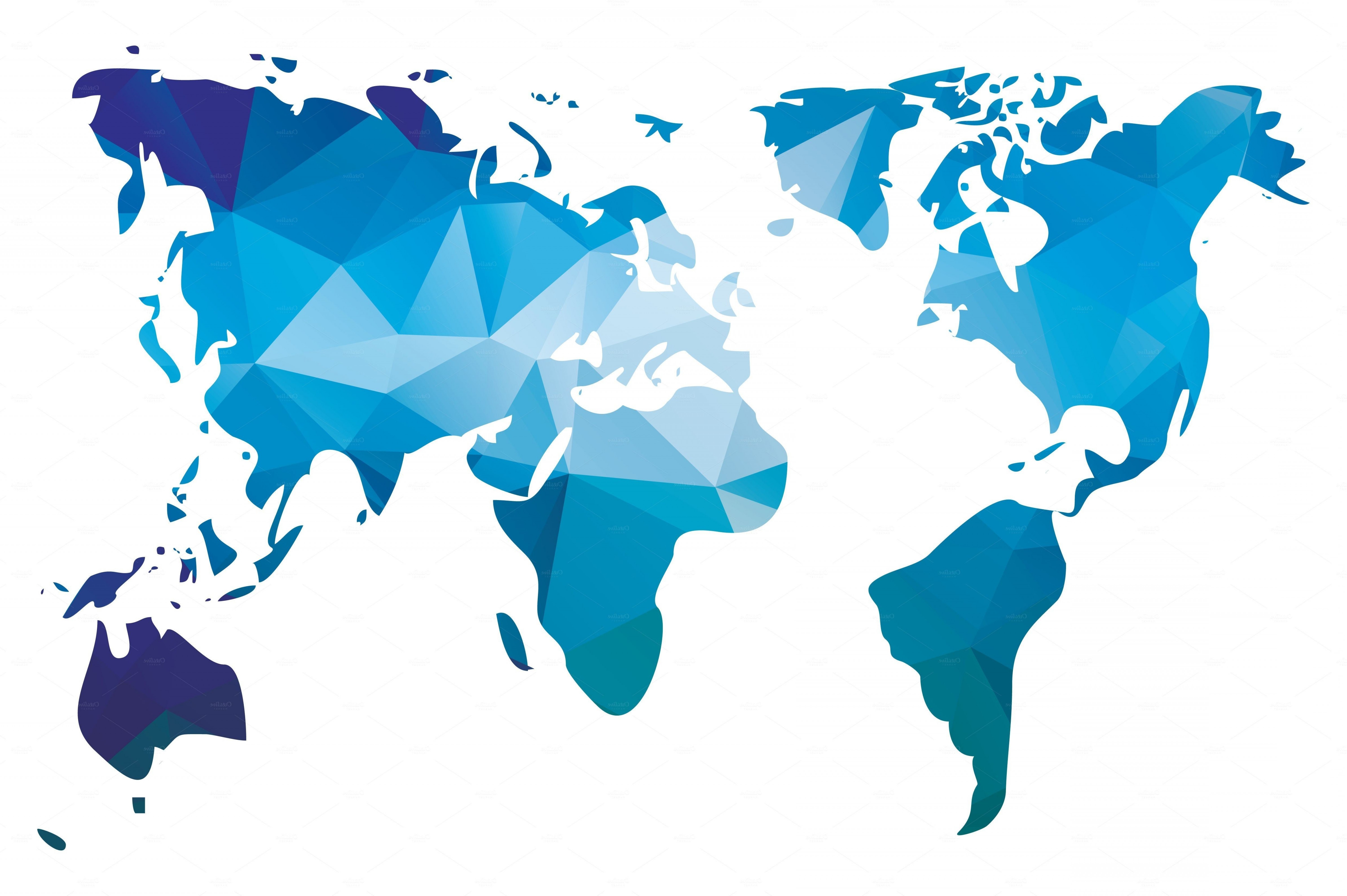 Simple World Map Vector At Vectorified.com 