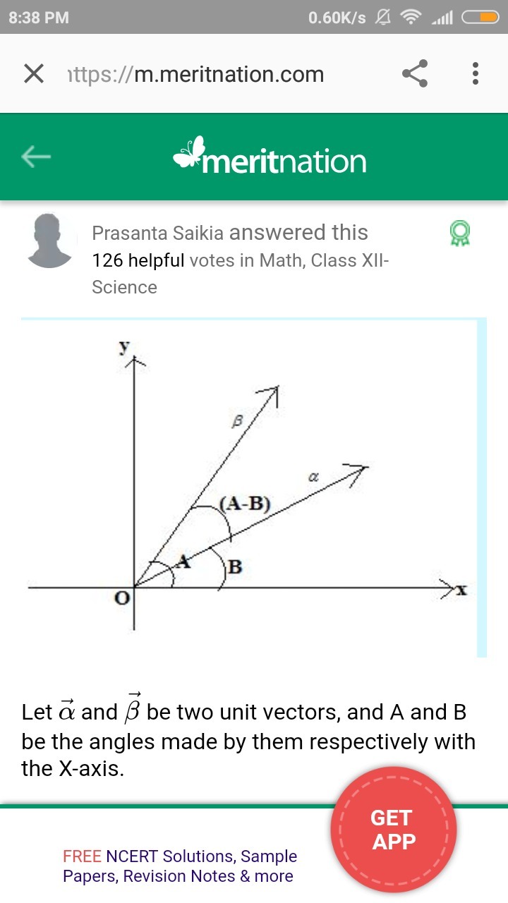 720x1280 Prove Sina B=sinacosb Cosasinb