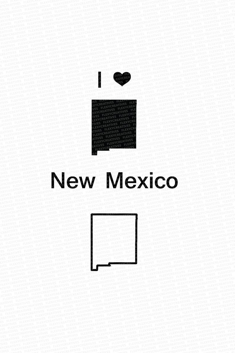 794x1191 New Mexico Vector State Clipart New Mexico Clip Art New Etsy