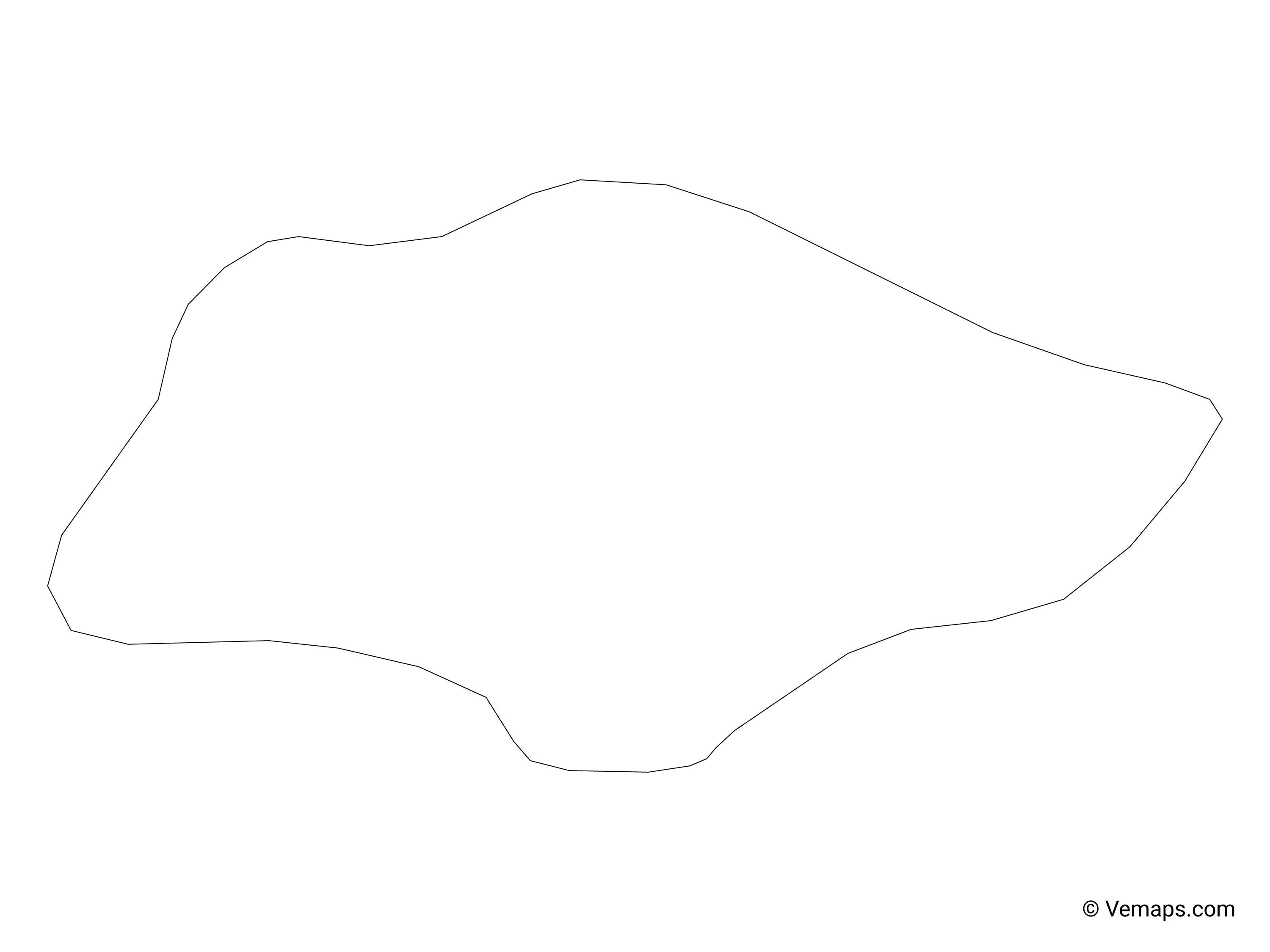3000x2250 Outline Map Of Singapore Free Vector Maps