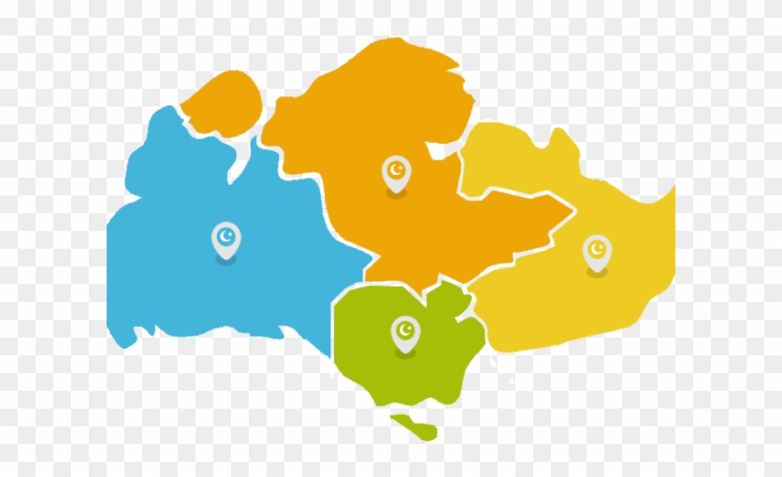 880x537 Singapore Map Vector Clipart