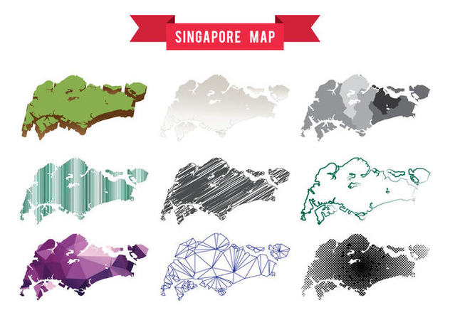 632x443 Singapore Map Vector Free Vector Download Cannypic