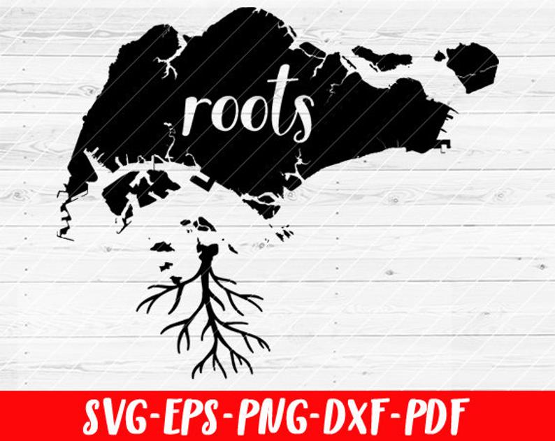794x631 Singapore Roots Home Native Map Vector Design Etsy