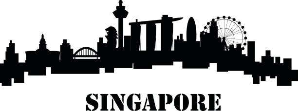 612x228 Singapore Skyline Clipart