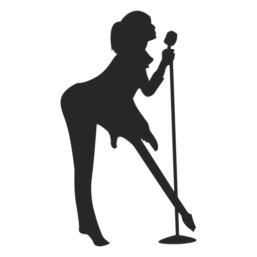 Singer Silhouette Vector at Vectorified.com | Collection of Singer ...