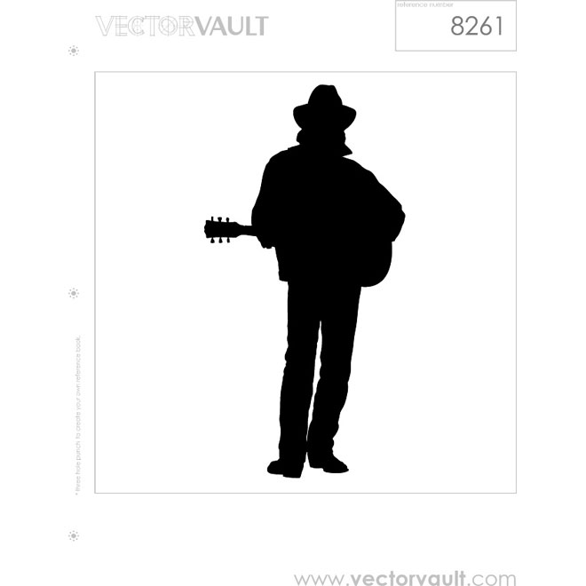 660x660 Singer Vector Image