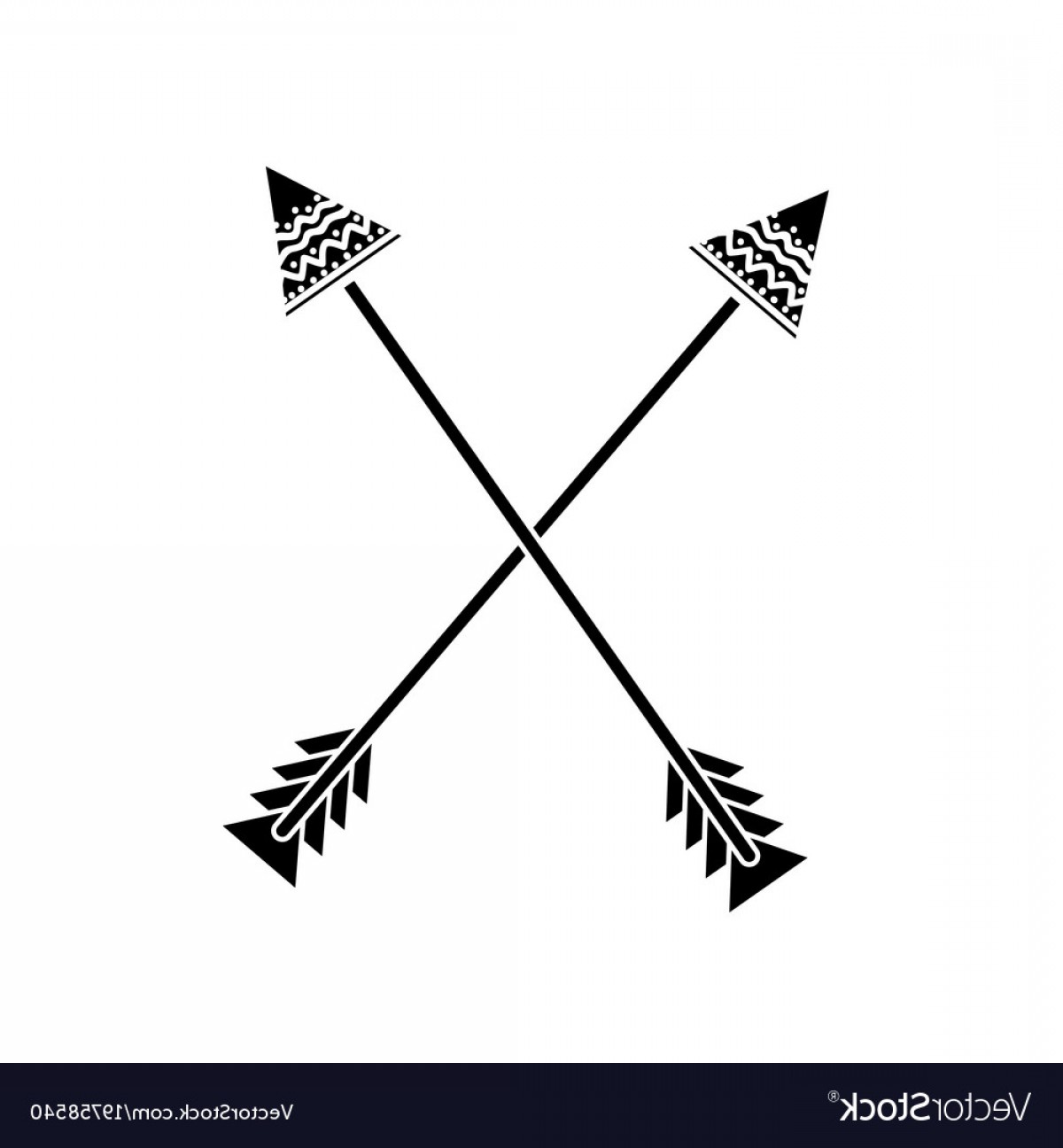 Silhouette Arrows Native Object With Ornamental Vector Soidergi 1200x1296 Silhouette Arrows Native Object With Ornamental Vector Soidergi