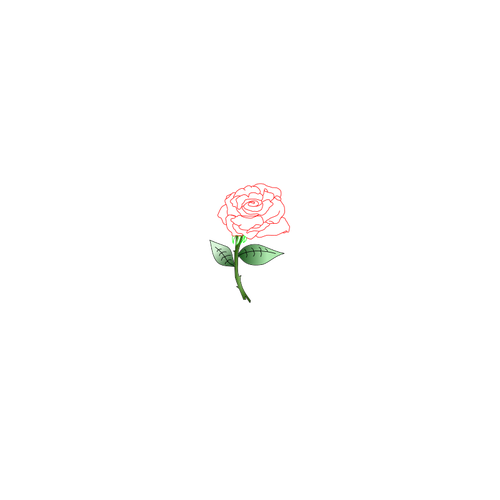 Single Rose Vector at Vectorified.com | Collection of Single Rose ...