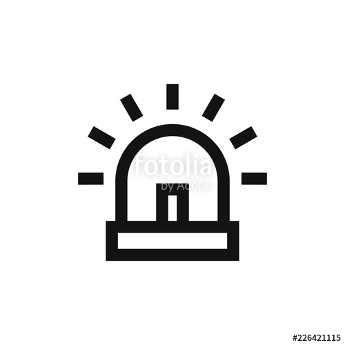 Siren Vector Icon Stock Image And Royalty Free Vector 500x500 Siren Vector Icon Stock Image And Royalty Free Vector