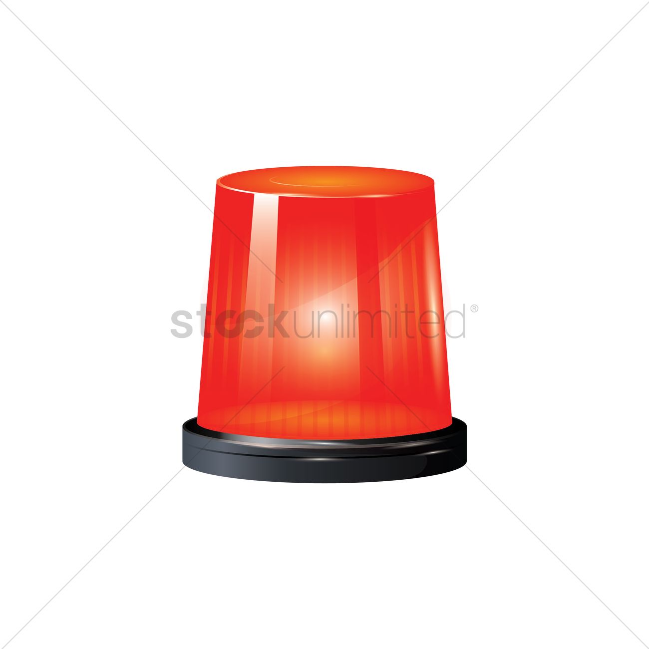 Emergency Siren Vector Image 1300x1300 Emergency Siren Vector Image