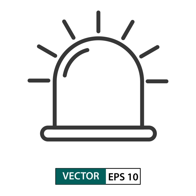 Flasher Alarm Siren Vector Icon Isolated On White Vector 640x640 Flasher Alarm Siren Vector Icon Isolated On White Vector