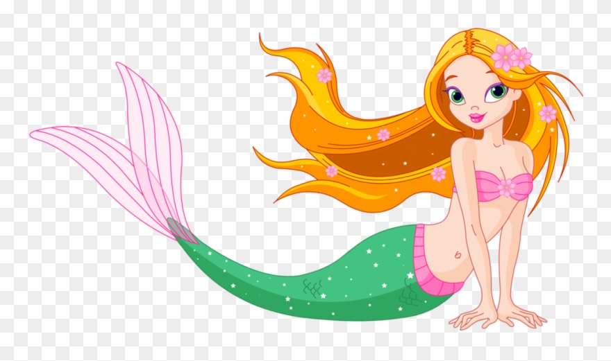 880x521 Disk Mermaid Vector, Views Album, Under The Sea, Clip