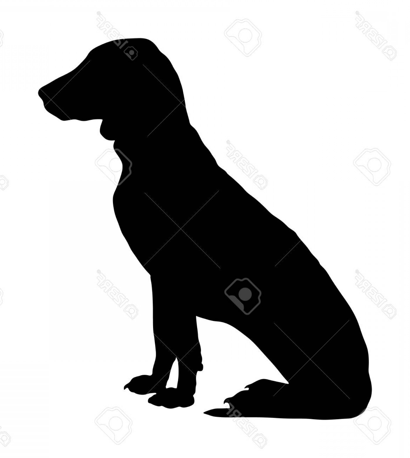 Download Sitting Dog Vector at Vectorified.com | Collection of ...