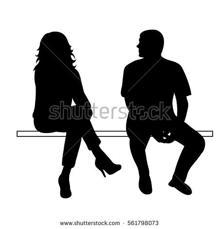 Sitting Silhouette Vector at Vectorified.com | Collection of Sitting ...