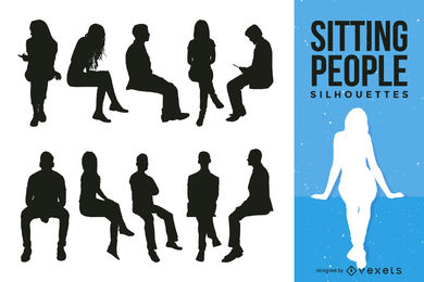 People Sitting In Chairs Silhouettes 390x260 People Sitting In Chairs Silhouettes