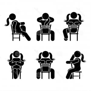 Photostock Vector Sitting On Chair Poses Postures Human Man People 300x300 Photostock Vector Sitting On Chair Poses Postures Human Man People