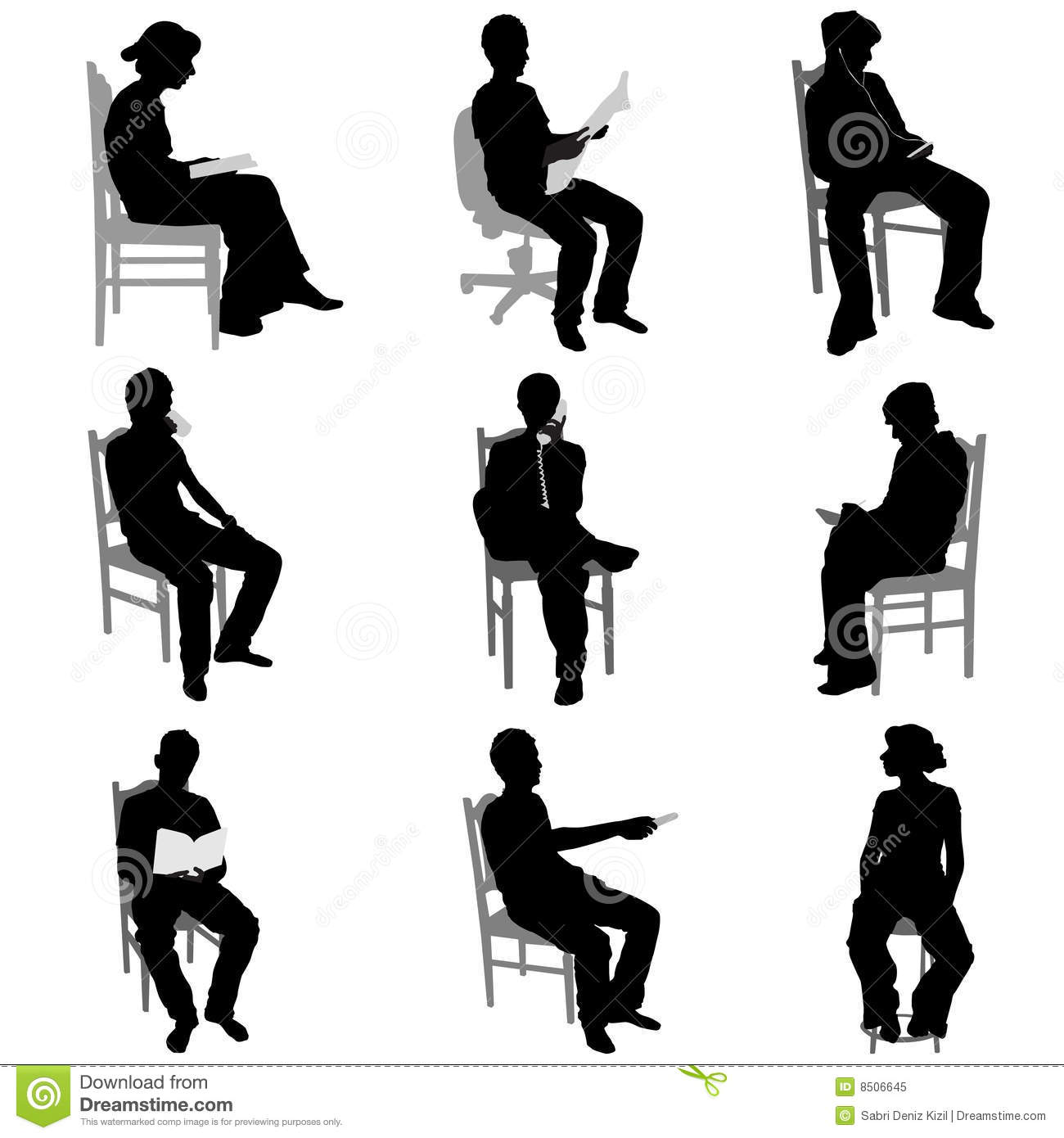 People Sitting Vector People Images 1300x1390 People Sitting Vector People Images