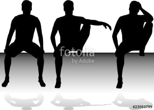 Man Sitting Vector Silhouette Stock Image And Royalty Free Vector 500x358 Man Sitting Vector Silhouette Stock Image And Royalty Free Vector