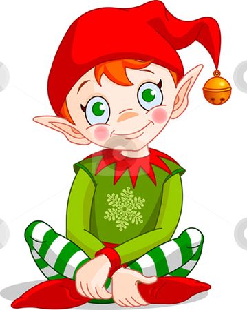 Cartoon Christmas Elves Christmas Elf Stock Vector Clipart 359x450 Cartoon Christmas Elves Christmas Elf Stock Vector Clipart
