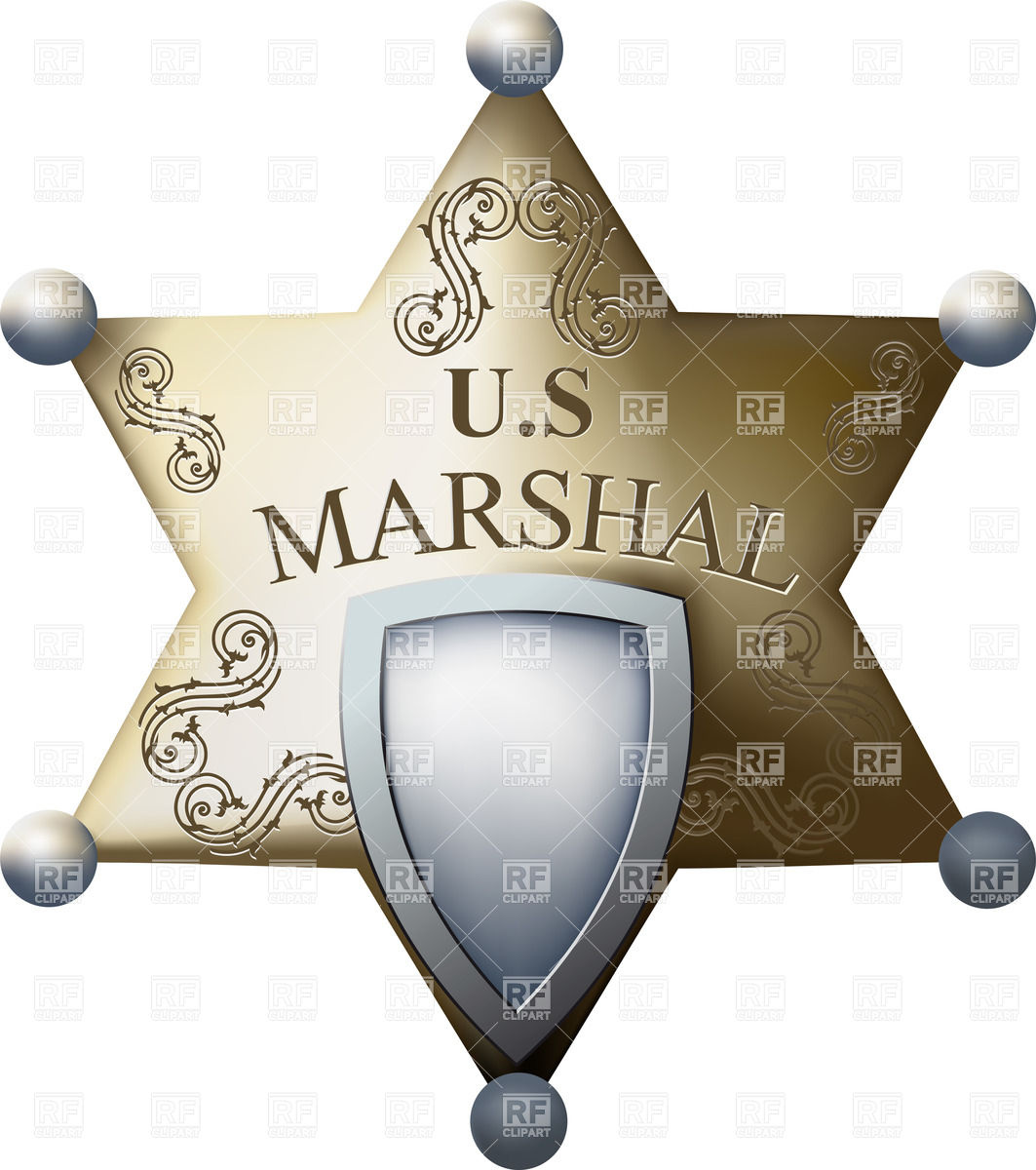 1063x1200 Marshal's Badge