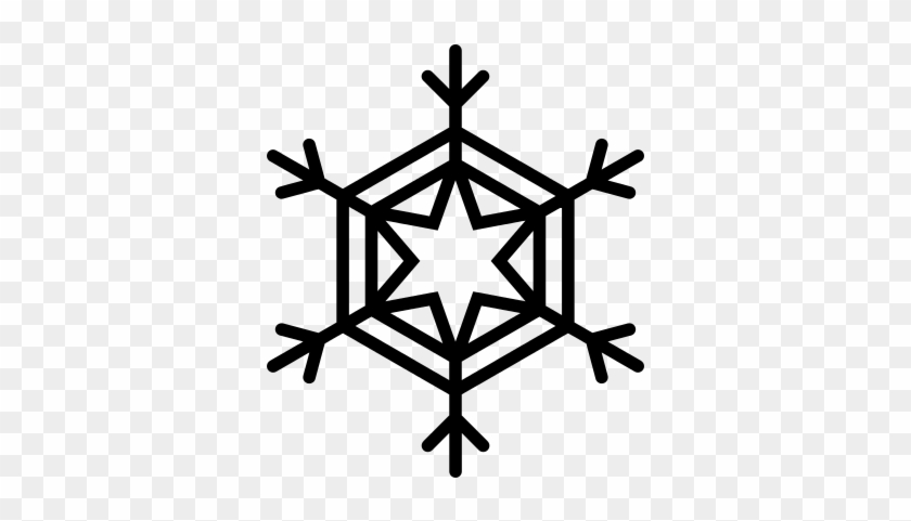 840x481 Six Point Star Snowflake Vector