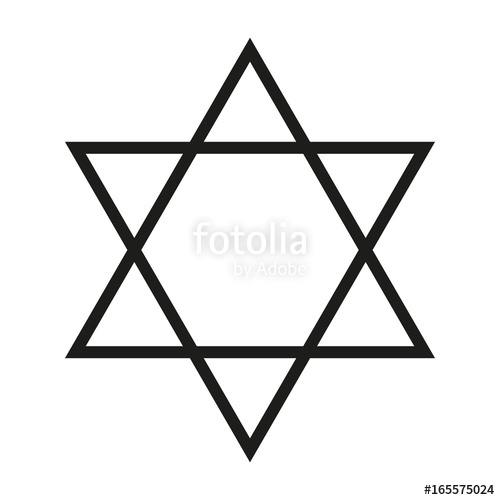 500x500 Six Pointed Star, Vector Icon Stock Image And Royalty Free