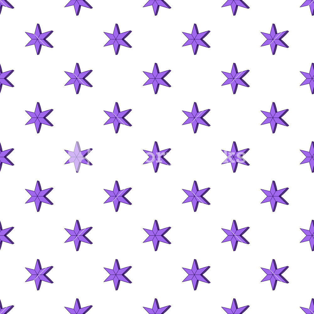 1000x1000 Heavenly Six Pointed Star Pattern Cartoon Illustration