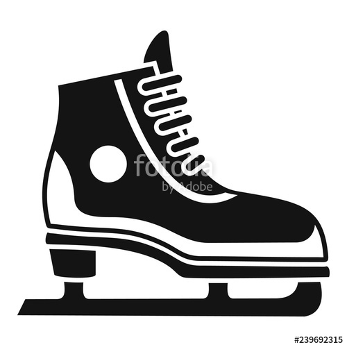 500x500 Figure Ice Skate Icon Simple Illustration Of Figure Ice Skate