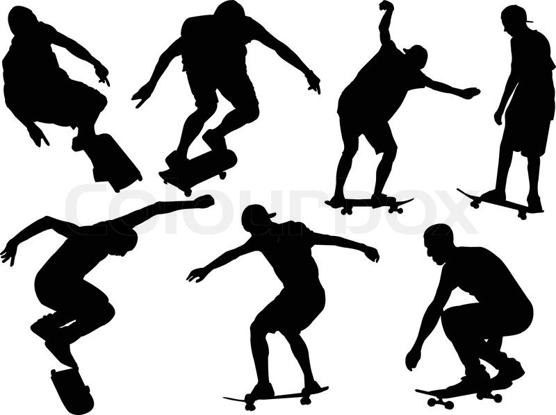 800x598 Skateboard Silhouette