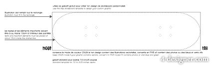 Skateboard Template Vector