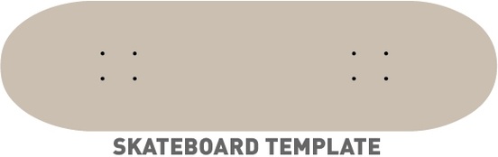 552x174 Skateboard Template Free Vector In Adobe Illustrator