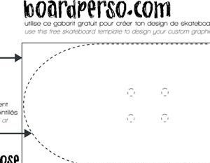 300x233 Skateboard Vector Template Free Vectors Ui Download