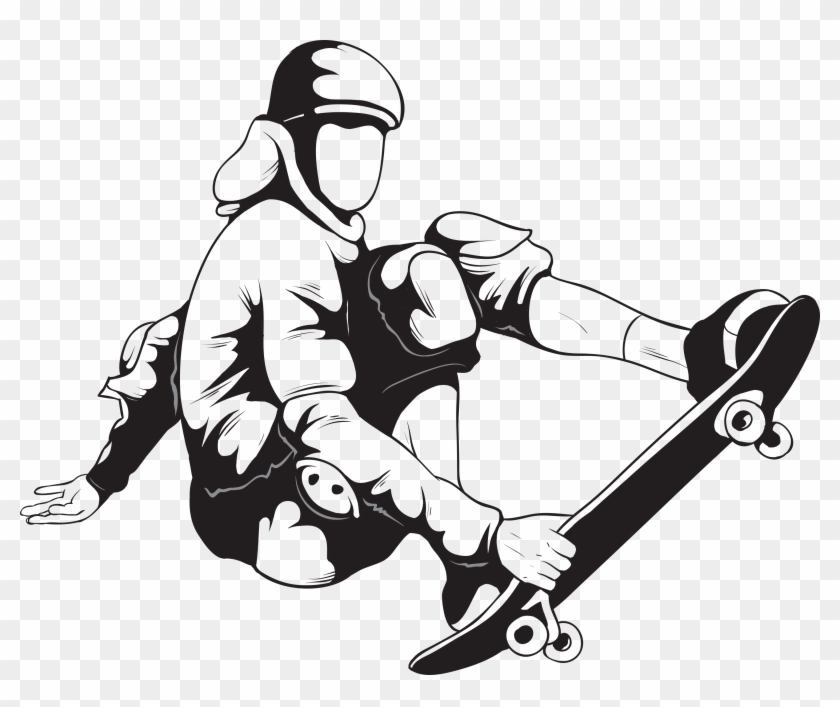 840x707 Skateboard Vector Png