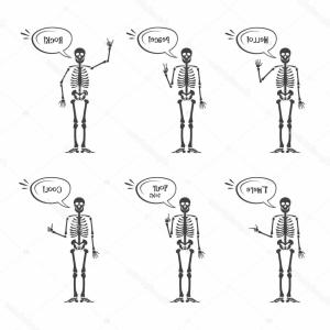 300x300 Skeleton Hand Victory Sign Vector Createmepink