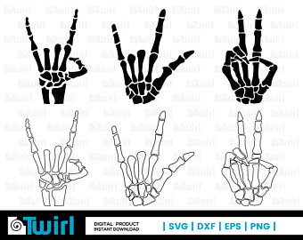 Skeleton Hand Vector at Vectorified.com | Collection of Skeleton Hand ...