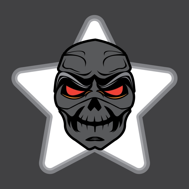 640x640 Skull Vector Image Design Template, Skull, Skeleton, Halloween Png