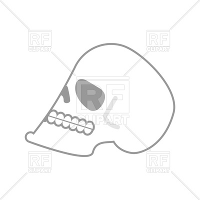 400x400 Skull Outline