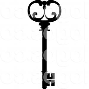 300x300 Royalty Free Clip Art Vector Silhouetted Black And White Antique