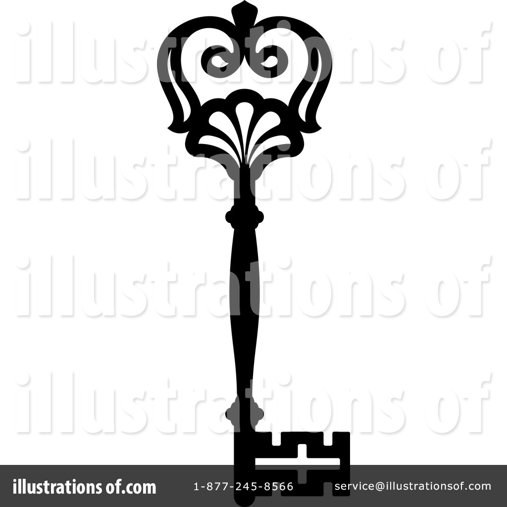 1024x1024 Skeleton Key Clipart