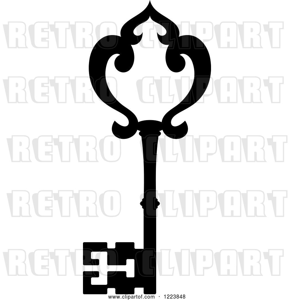 1024x1044 Vector Clip Art Of Retro Antique Skeleton Key