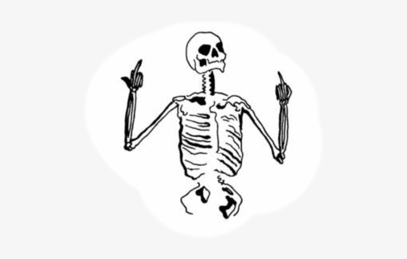 820x523 Overlay Skeleton Halloween Dark Aesthetic Halloweenfree