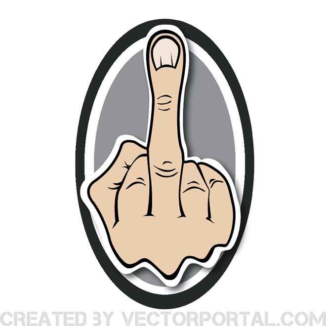660x660 Middle Finger Free Vectors Downloads Found