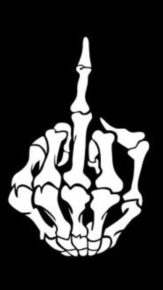 563x1000 Middle Finger Graphic Group With Items